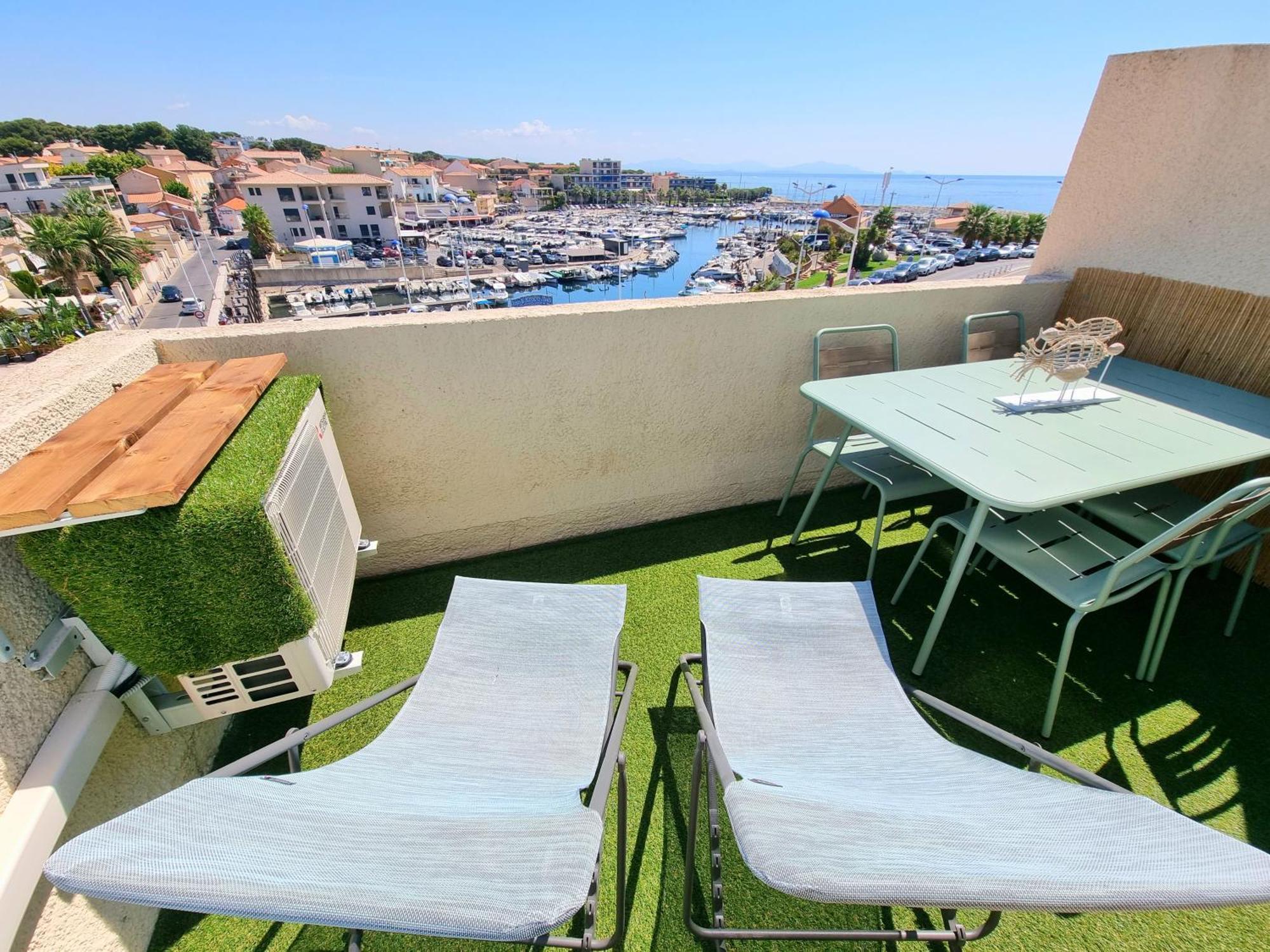 Superbe Appartement Avec Vue Mer Et Terrasse Sausset-les-Pins Dış mekan fotoğraf